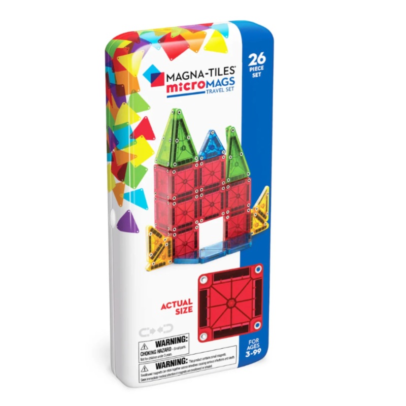 MagnaTiles - MicroMags Travel Magnetic Tiles