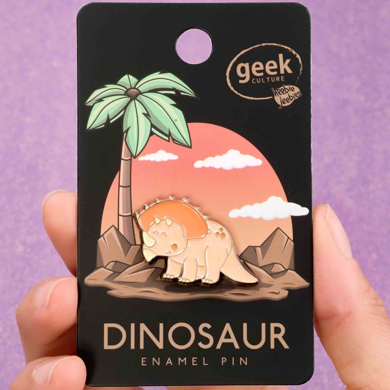 Triceratops Pin