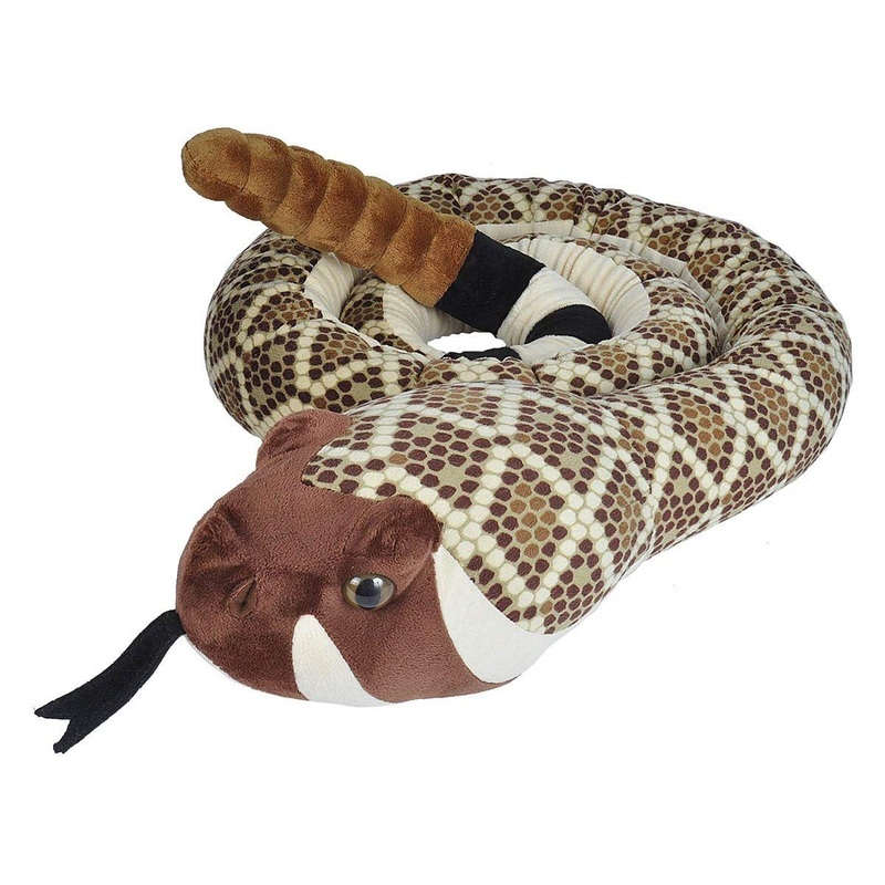 Jumbo Plush Western Diamondback Rattlesnake