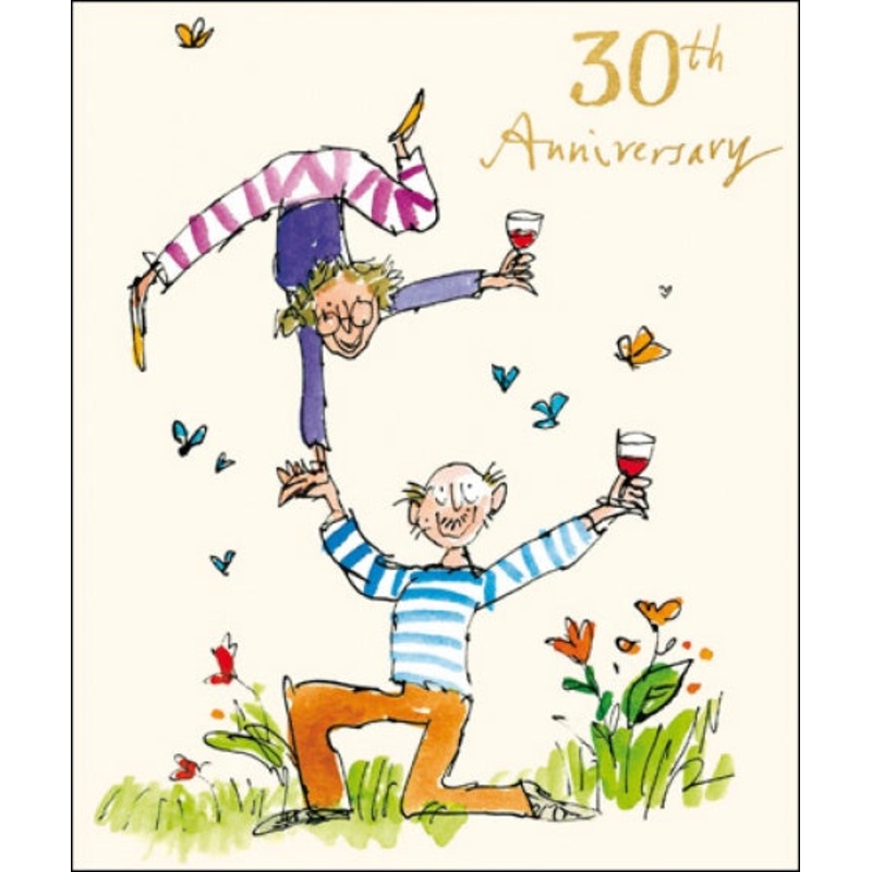 30th Anniversary Quentin Blake Card