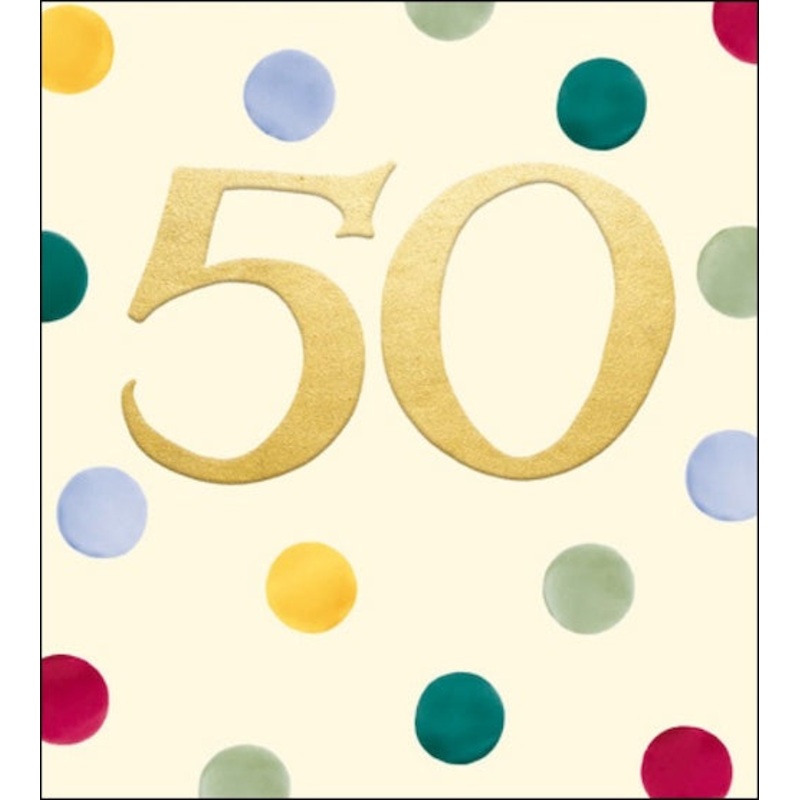 50th Dots Card