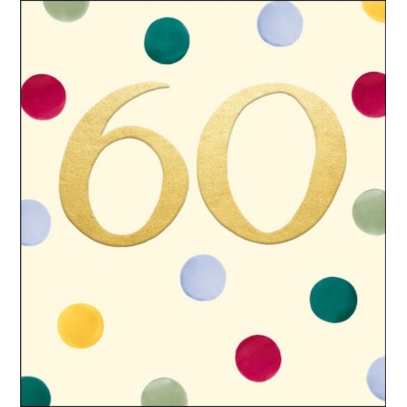 60th Dots Card