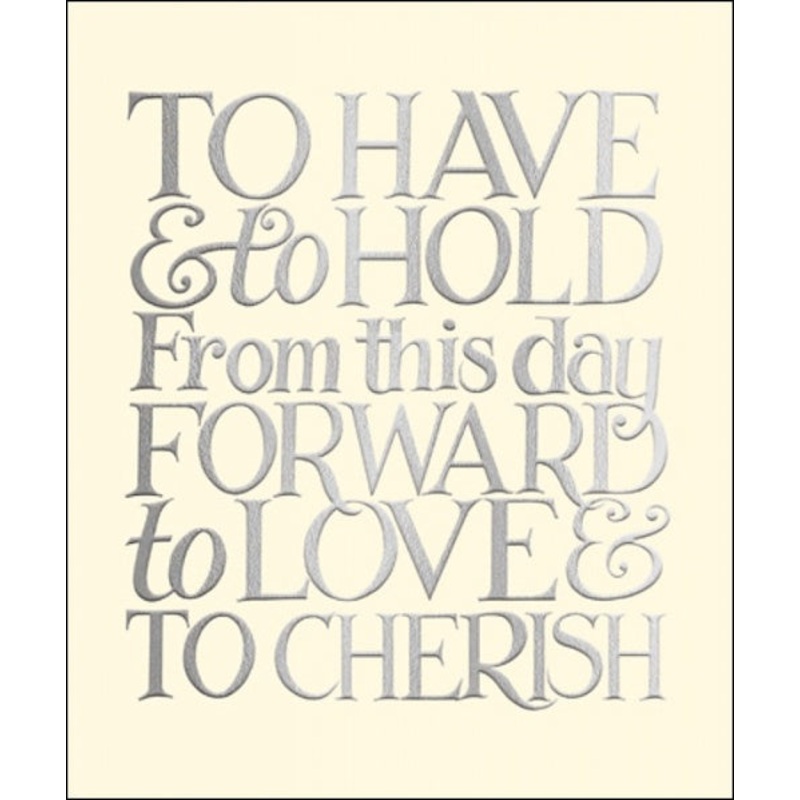 To Have & To Hold Emma Bridgewater Card