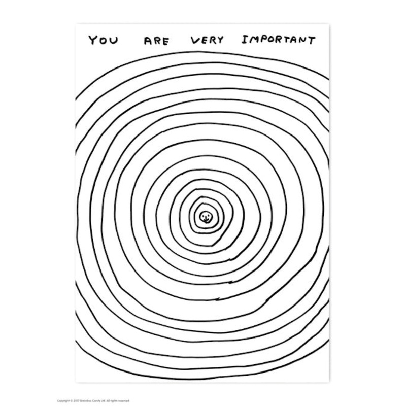 You Are Very Important Postcard