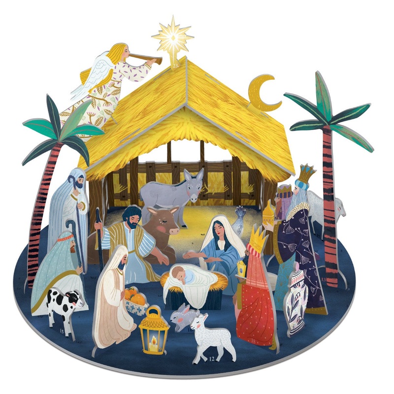 Away In A Manger Pop & Slot Advent Calendar