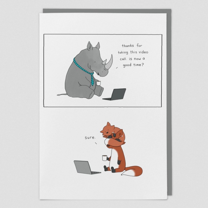 Video Call Liz Climo Card