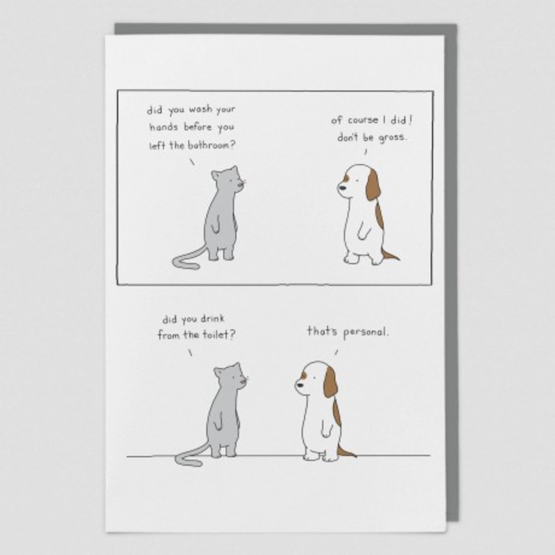 Wash Hands Liz Climo Card