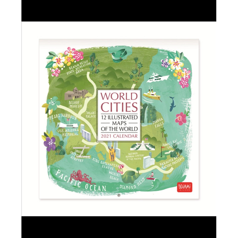 World Cities 2021 Small Calendar