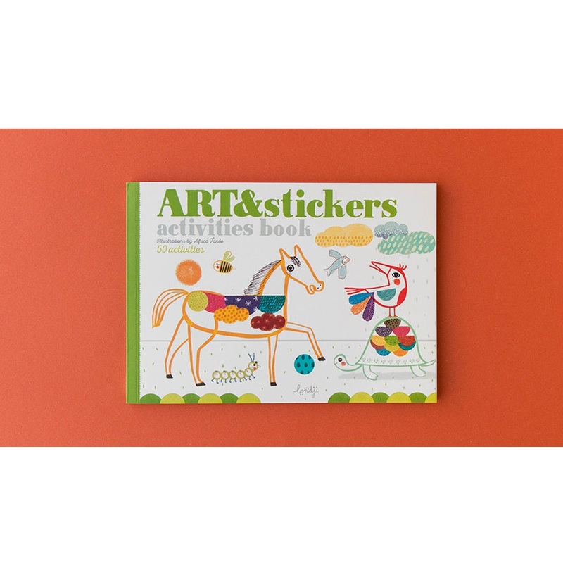 Art and Stickers Activities Book