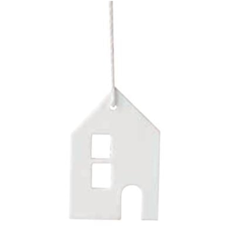 Town House Porcelain Hanging Ornament