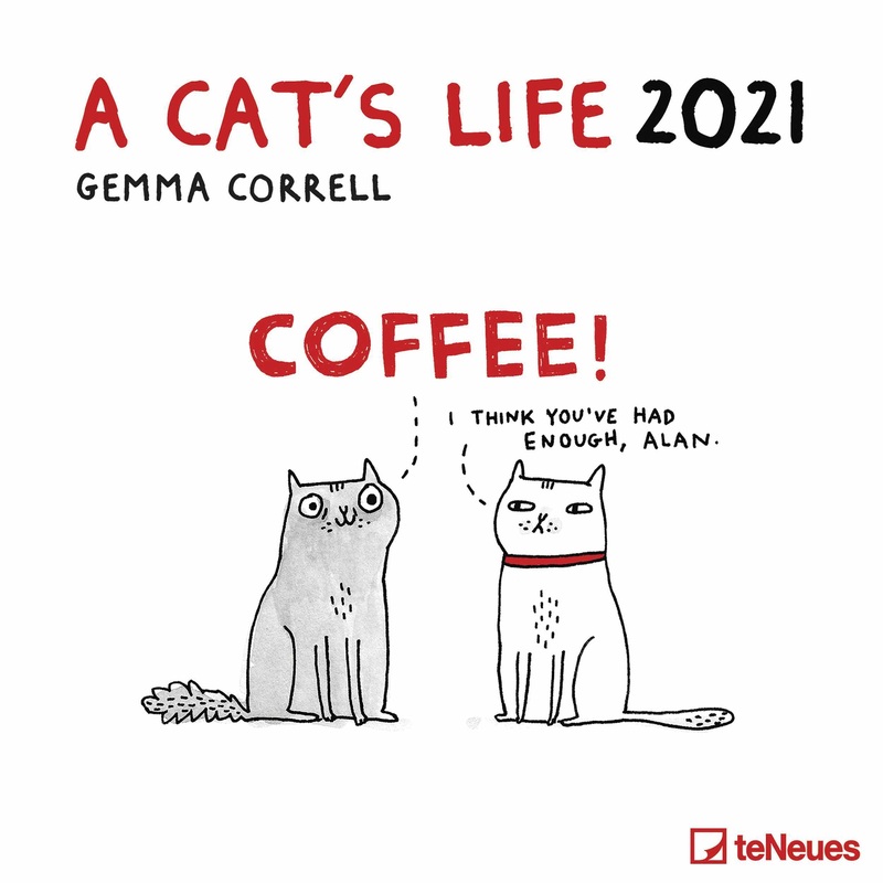 A Cats Life 2021 Wall Calendar by Gemma Correll
