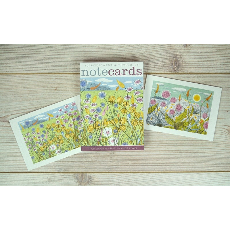Angie Lewin Machair Pack of 10 Notecards