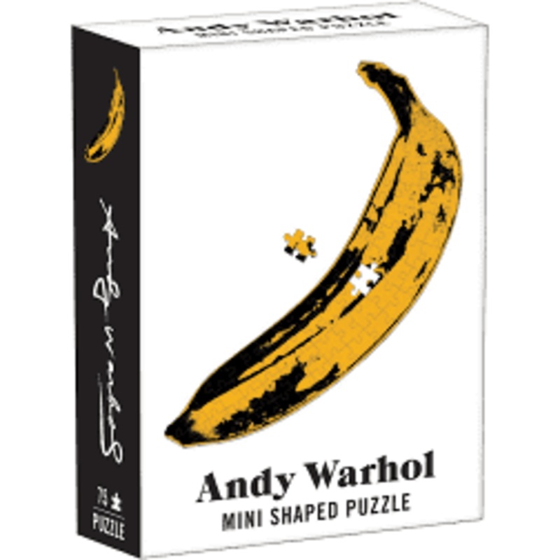 Andy Warhol Mini Shaped Puzzle Banana