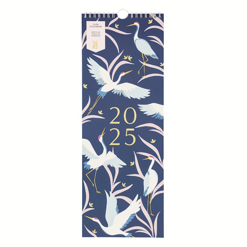 2025 Slim Calendar Birds