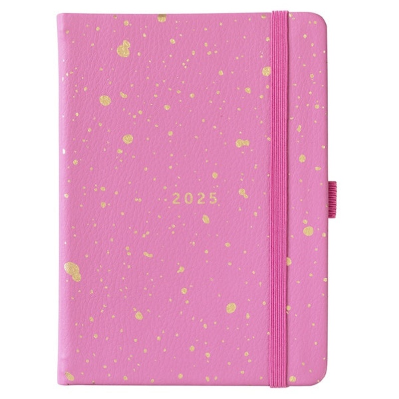 2025 To Do A6 Diary Fuchsia