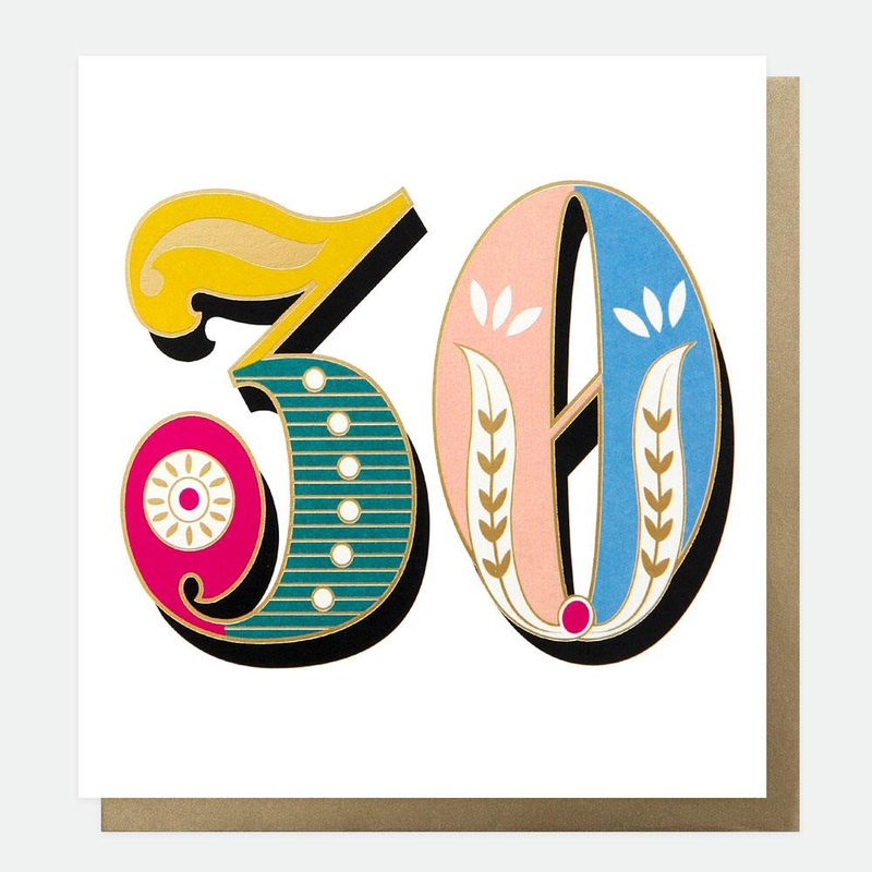 Age 30 Carnival Card