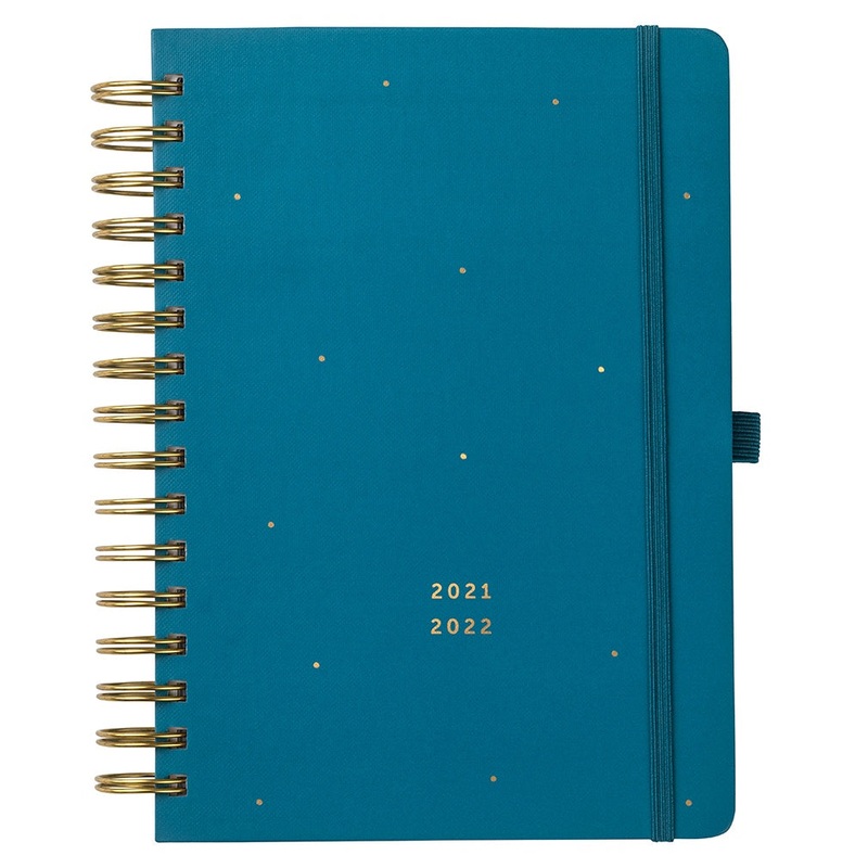 2021/2022 Mid Year Teal Diary Planner