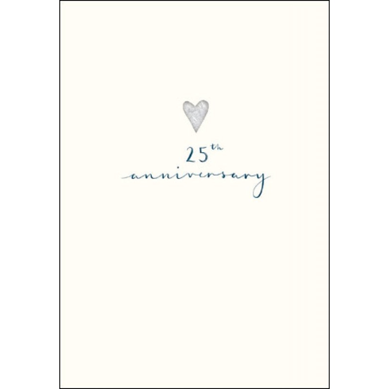 25th Anniversary Card