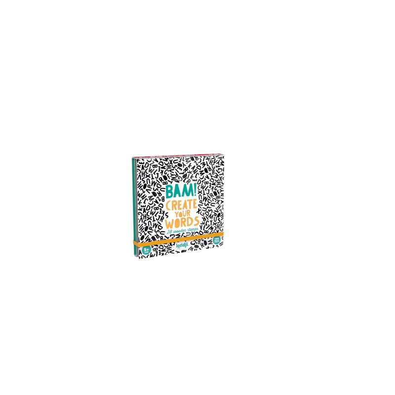 Bam! Create your Words Wooden Stamp Set