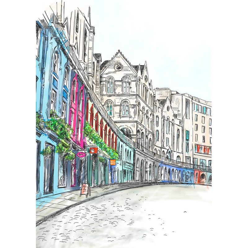 Victoria Street Edinburgh Card