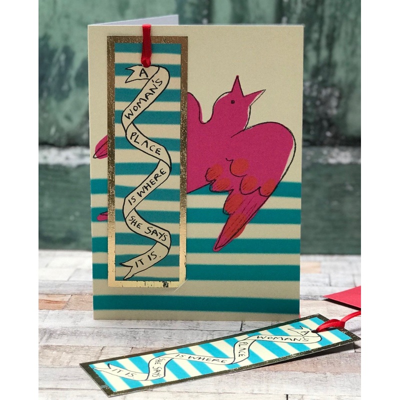 Woman's Place Bookmark Card