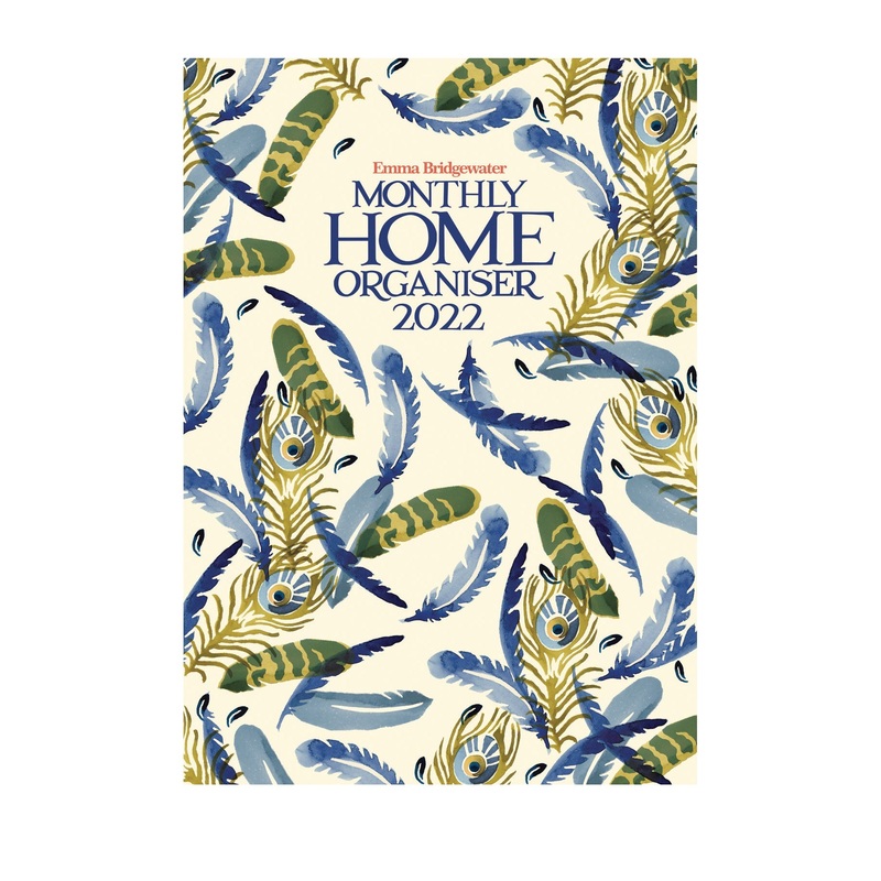 2022 Emma Bridgewater Blue Feather A3 Family Planner