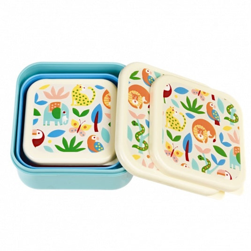 Wild Wonders Animal Set of 3 Snack Boxes