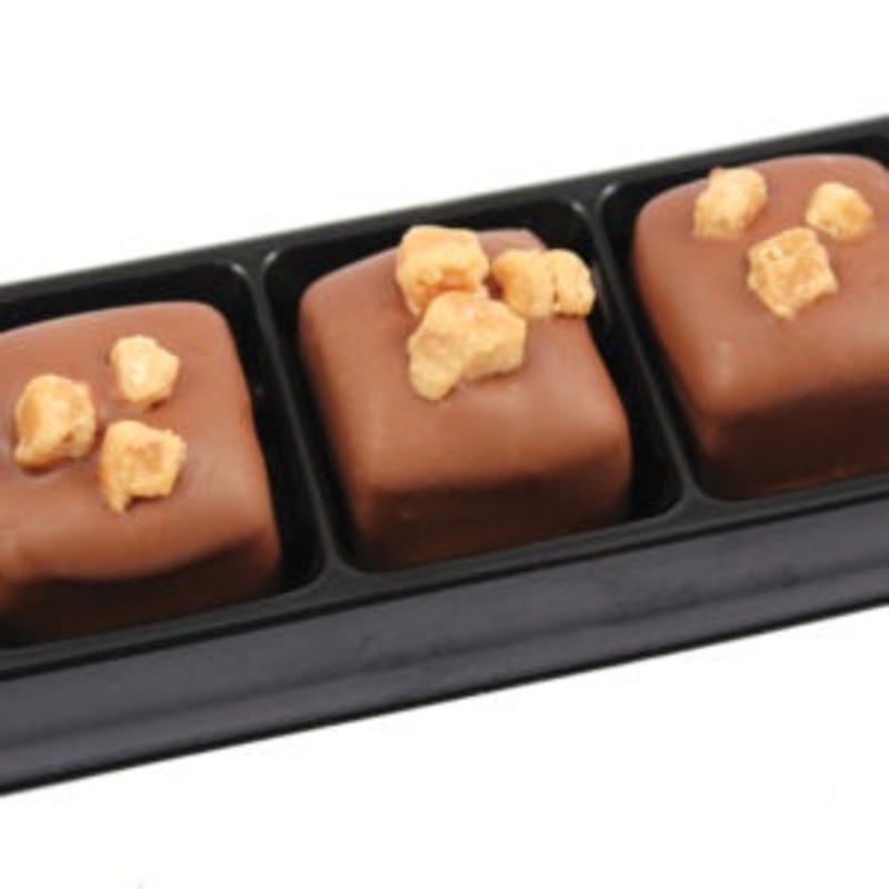 Caramel Fudge Pieces in Belgian Milk Chocolate