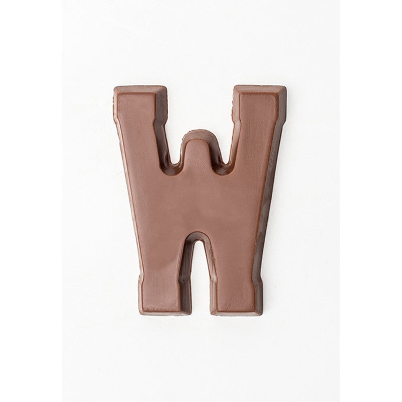 Chocolate Letter W