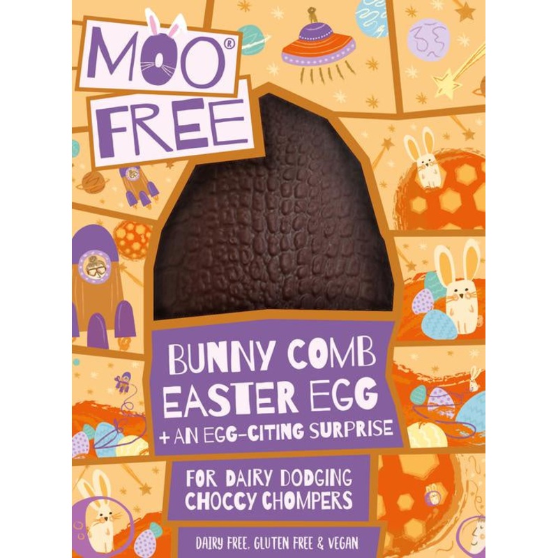Moo Free Organic Bunny Comb Egg 95g