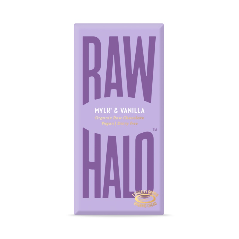 Raw Halo Mylk & Vanilla Organic Raw Chocolate Bar 70g