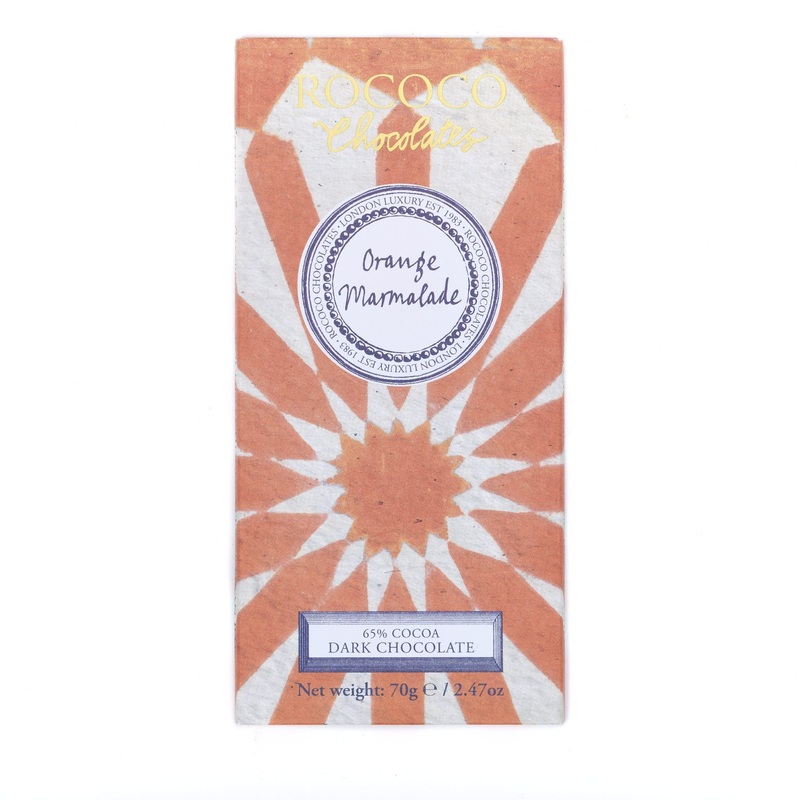 Rococo Organic Orange Marmalade Dark Chocolate 65%