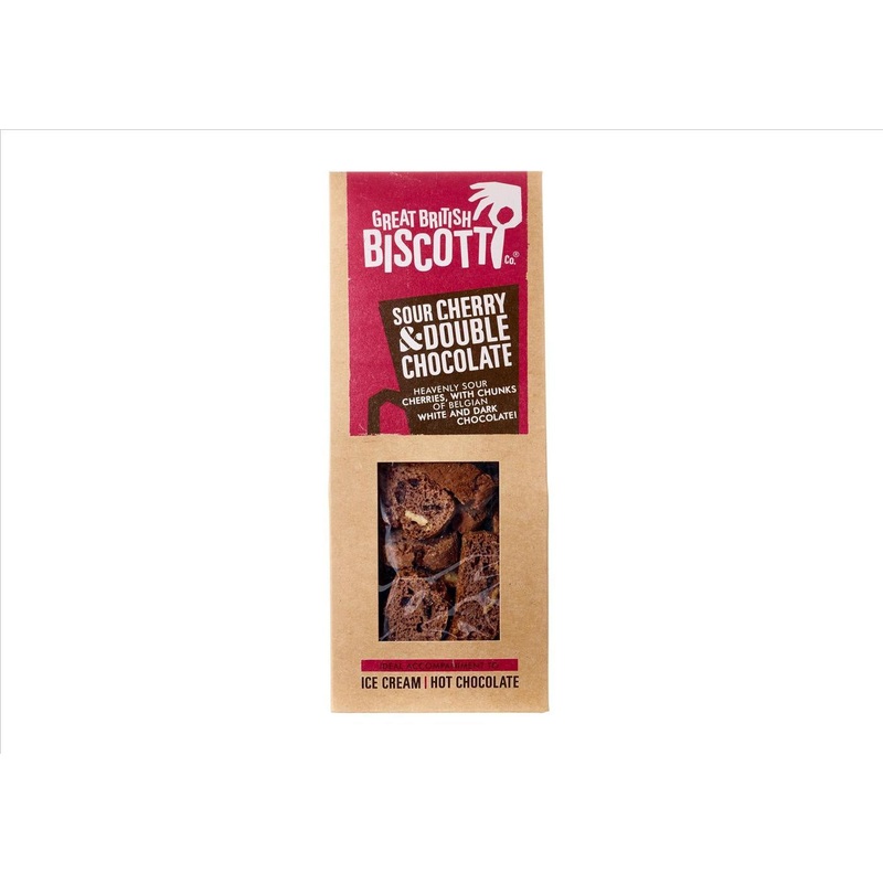 Sour Cherry And Double Chocolate Biscotti