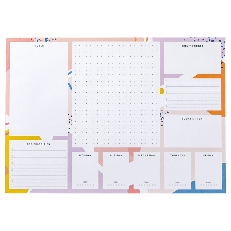 Busy B Bright Stripes A3 Desk Pad