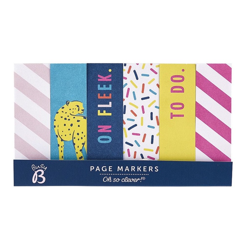 Busy B Vibrant Page Markers
