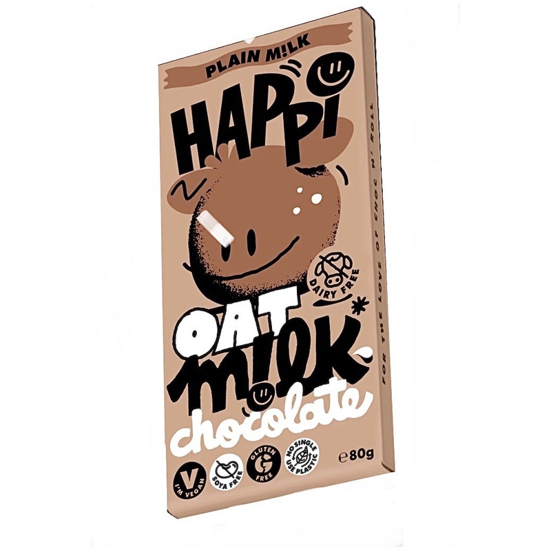 Happi Oat M!lk Plain Milk Chocolate Bar