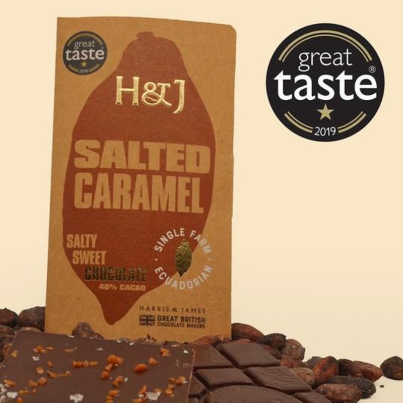Harris and James Salted Caramel Chocolate Bar