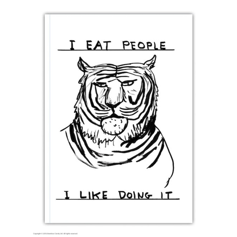 I Eat People I Like Doing It A6 Notebook