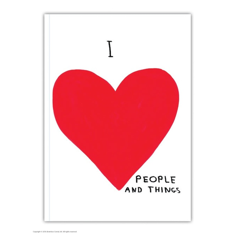 I Love People & Things A6 Notebook