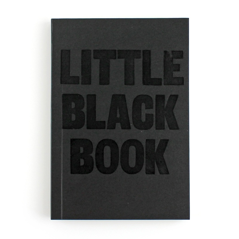 Little Black Book Letterpress Lined Notebook