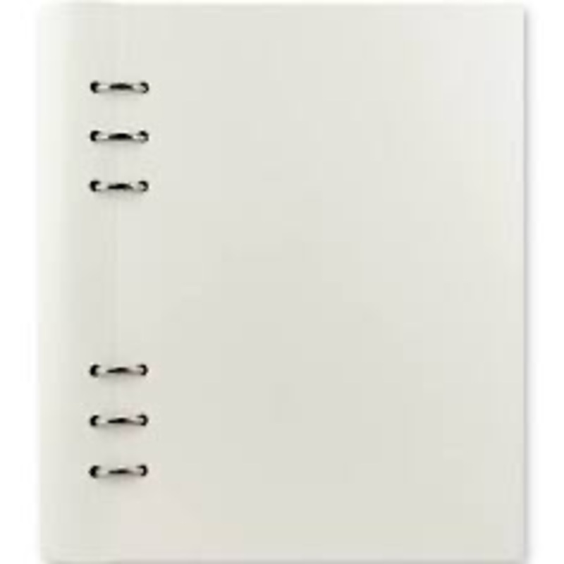 Filofax Clipbook Classic Monochrome A5 White