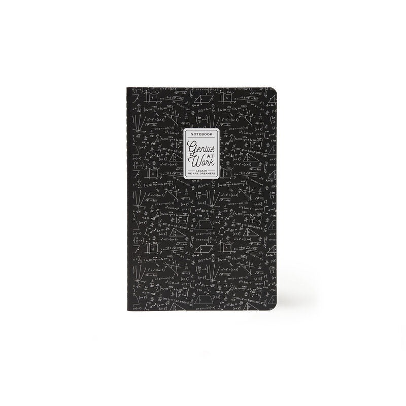 Genius at Work Medium Plain Notebook