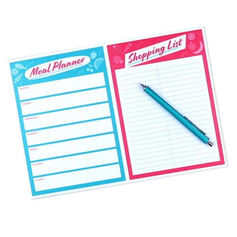 Meal Planner and Shopping List Pad