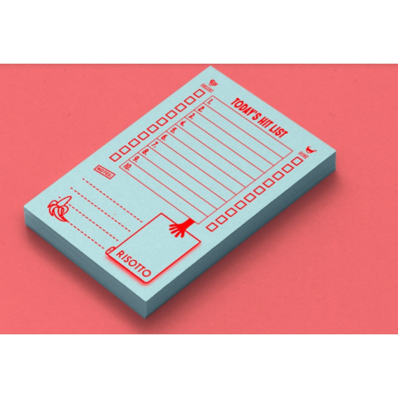 To Do List Blue Risograph