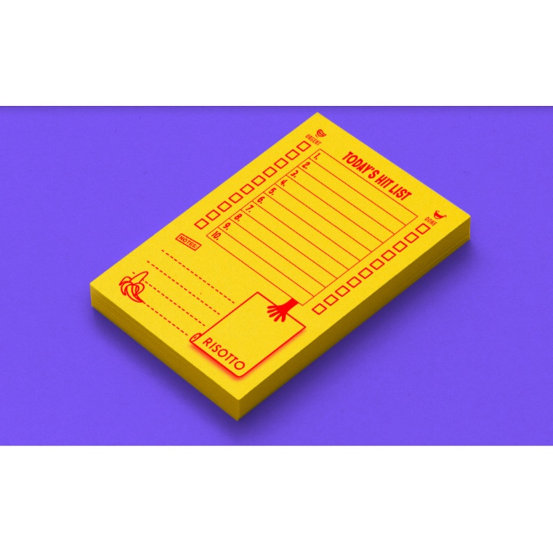 To Do List Yellow Risograph