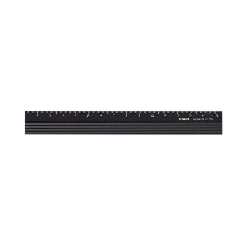 Aluminium Ruler Black