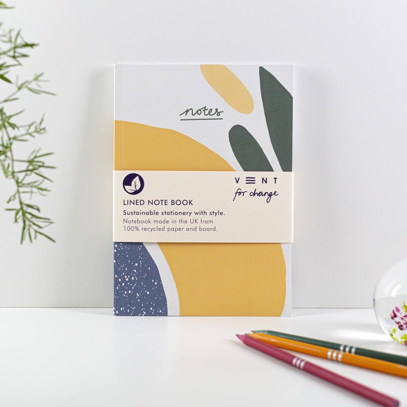 A5 Olive Lined Soft Cover Notebook