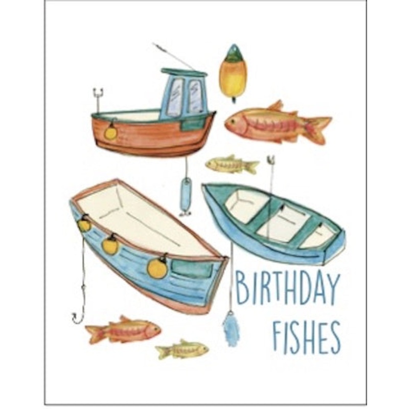 Birthday Fishes Seed Card