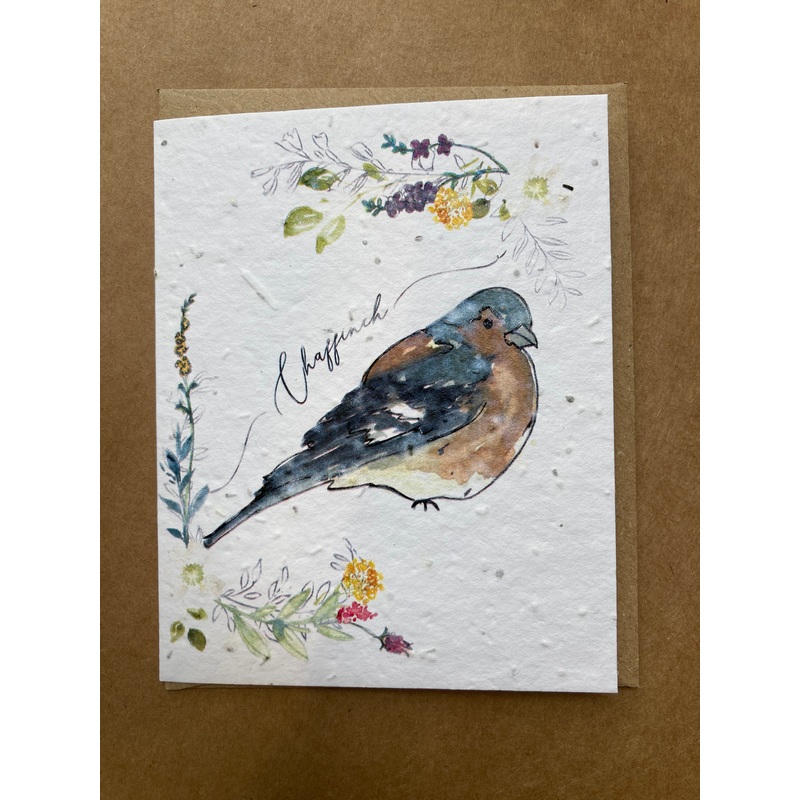 Chaffinch Seed Card