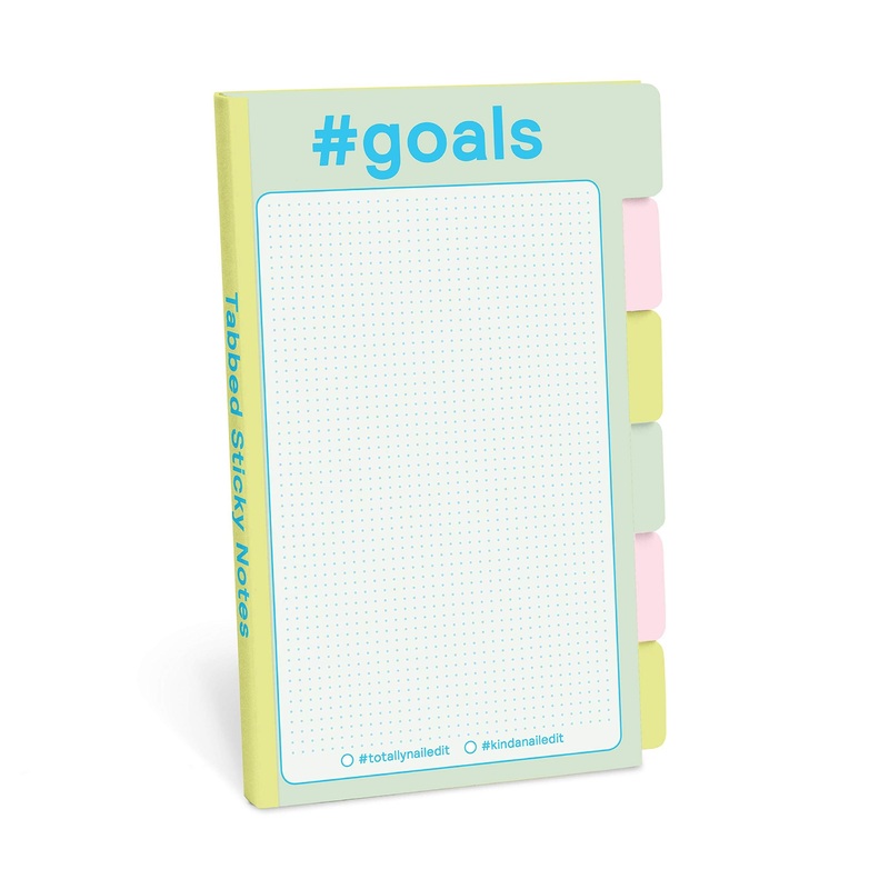 Goals Tabbed Sticky Notes